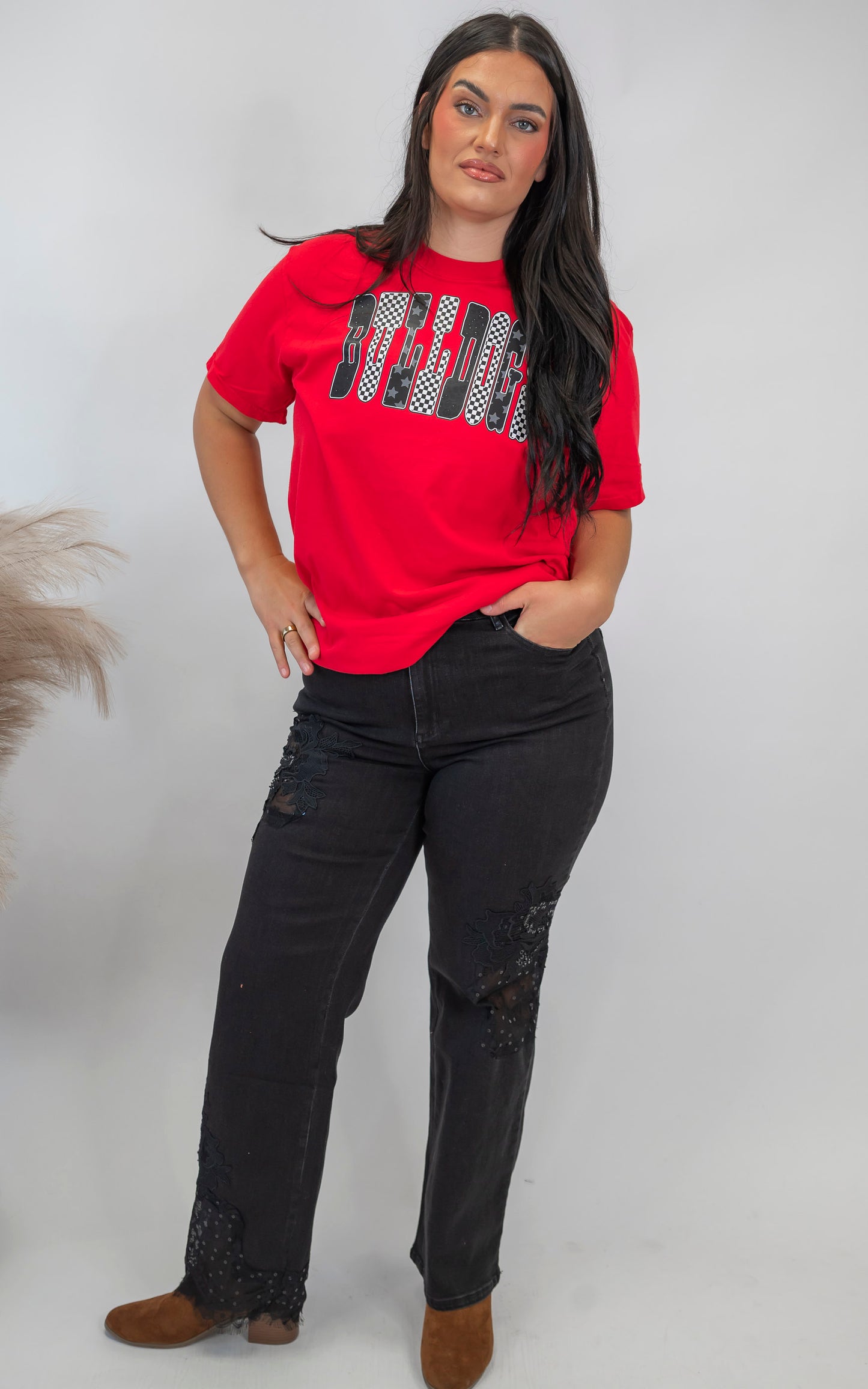 Red Bulldogs Garment Graphic T-shirt