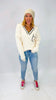 Collared Pullover Sweater With Contrast Trim