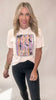 Stripes and Spooky Halloween Garment Graphic T-shirt