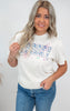 Bat-Filled Spooky Garment Graphic T-shirt