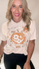 Patchwork Pumpkin Garment Graphic T-shirt