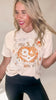 Patchwork Pumpkin Garment Graphic T-shirt