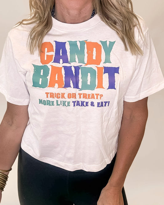 Candy Bandit Fine Jersey Boxy Graphic Tee
