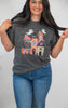 Patchwork Haunted HouseGarment Graphic T-shirt