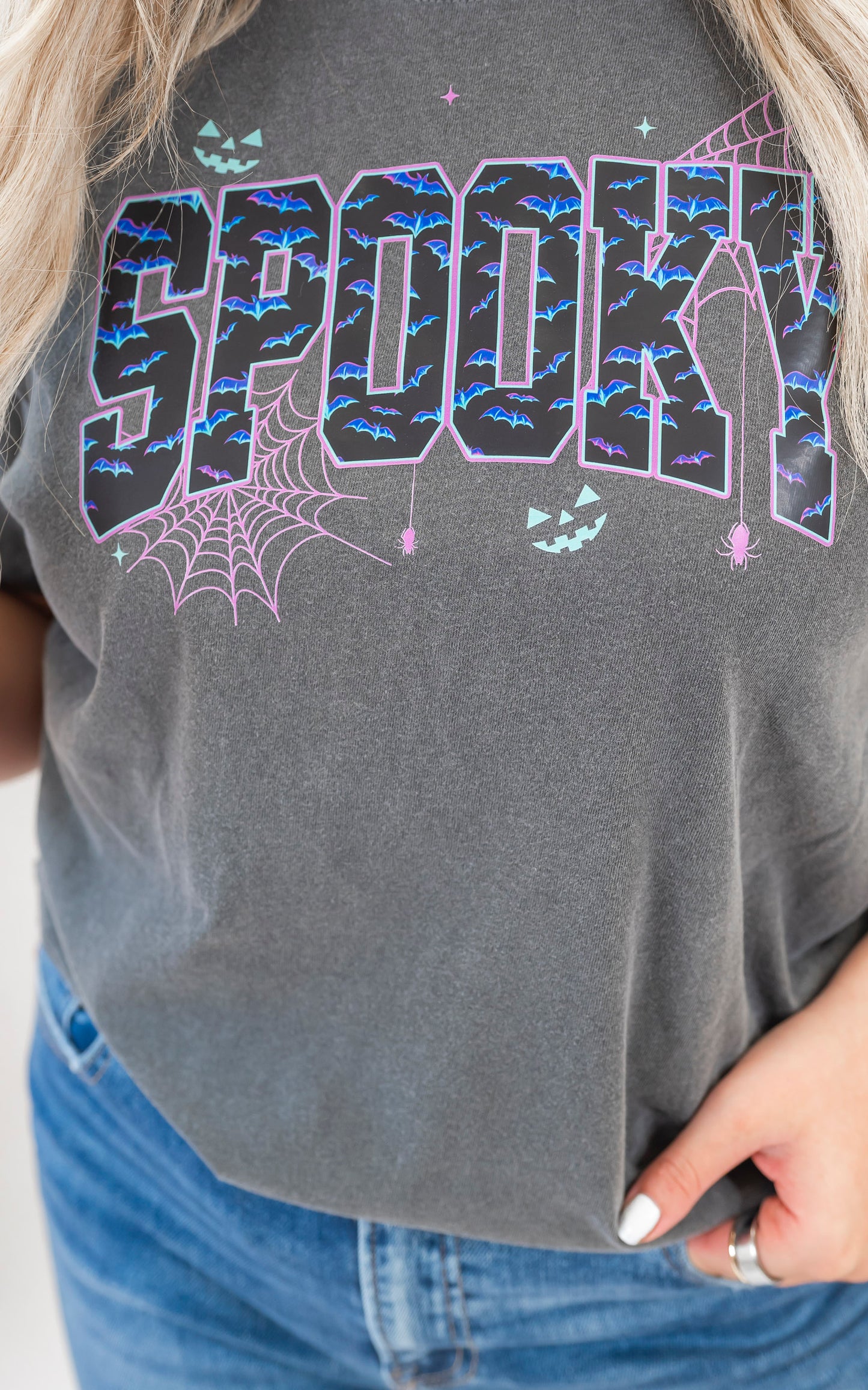 Neon Spooky Garment Graphic T-shirt