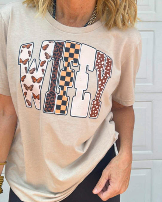 Wild About Wifey Graphic T-shirt