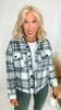 Soft Plaid Fleece Jacket