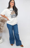 Spooky Leopard Pumpkin Garment Graphic T-shirt