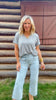 The Lynne Ultra Soft Heathered Vneck T-Shirt | SALTY WAVE *PREORDER - START SHIP DATE: OCT 28TH