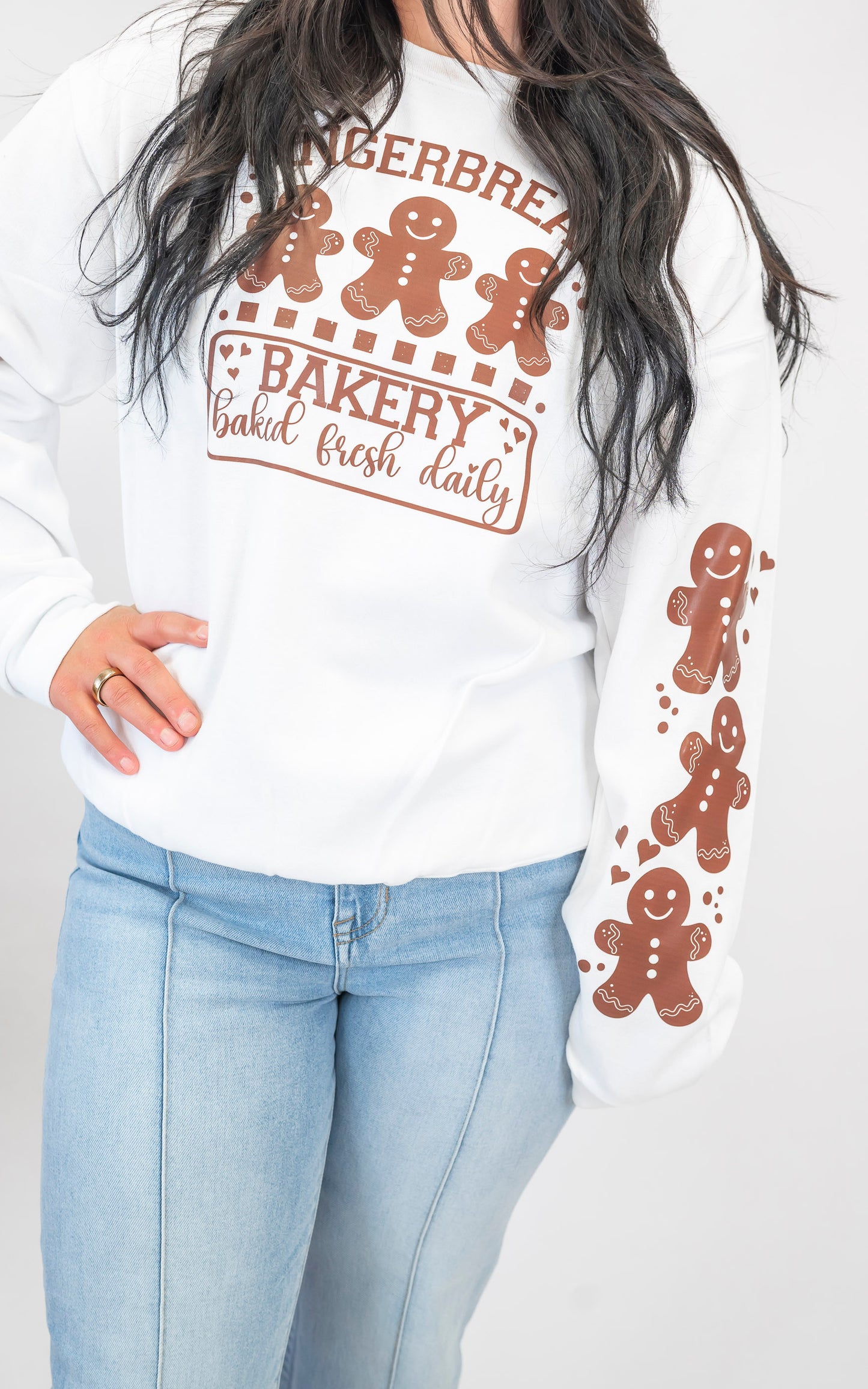 Gingerbread Bakery Graphic Sweatshirt
