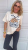Spooky Leopard Pumpkin Garment Graphic T-shirt
