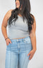 Athleisure Built-in Bra Rib Tank Top (7 COLORS)