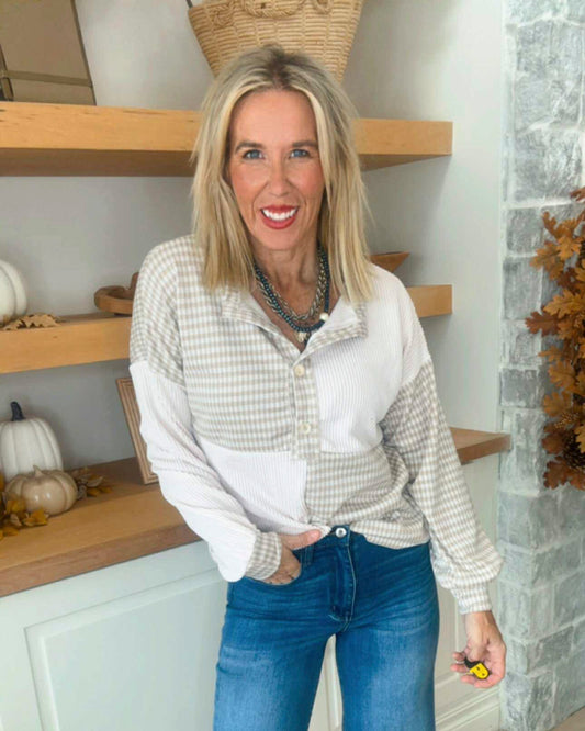 Check Mate Long Sleeves Top
