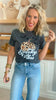 Cheetah Spooky Vibes Pumpkin Graphic Sweatshirt COMFORT COLORS