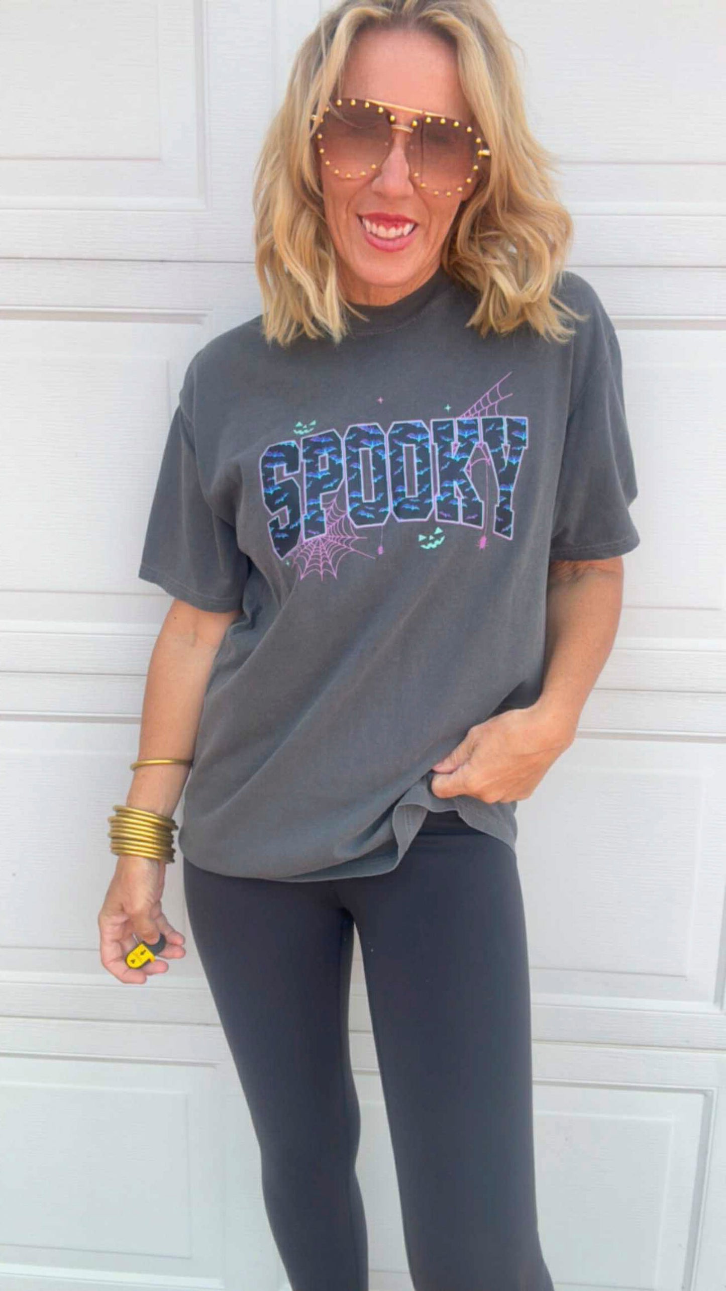 Neon Spooky Garment Graphic T-shirt