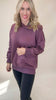 Luxeknit Rutched Sleeve Hoodie (2 COLORS)