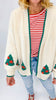 Christsmas Trees with Stars Cardigan