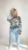 Camo Boat Neck Sweater