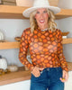 Keigan Pumpkin Perfection Mesh Top | JESS LEA