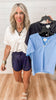 Short Sleeve Waffle Top *DEAL