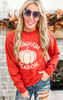 pumpkin season comfor color sweatshirt 