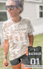 Baddie 01 Varsity Camo Graphic T-shirt