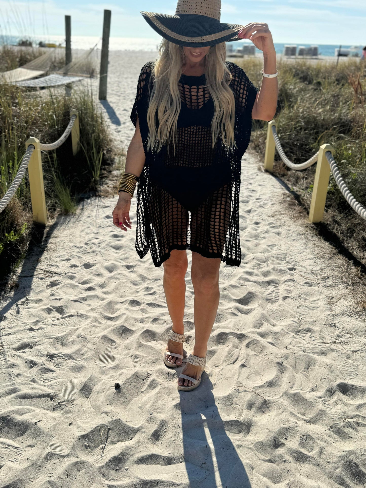 Its All about the Open Knit Coverup - Final Sale