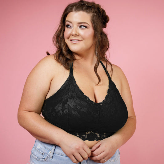 Juliette Deluxe Racerback Lace Bralette**