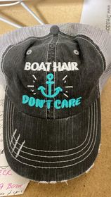Boat Hair Don't Care Trucker Hat**