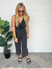 Be the Boss Striped Cropped Jumpsuit