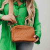 Woven Willow Camera Crossbody Bag-Crossbody bag-Wholesale