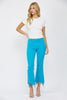 MICA - HIGH RISE CROP FLARE DENIM JEANS -DEAL-COUPON EXCLUDED