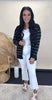 Classic Striped Open Front Cardigan - Final Sale