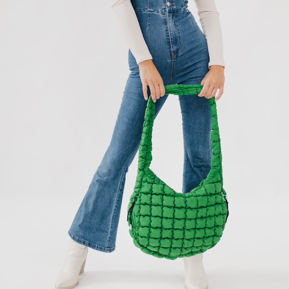 Carmen Quilted Hobo Tote Bag Wholesale-Tote Bag-Pretty Simple