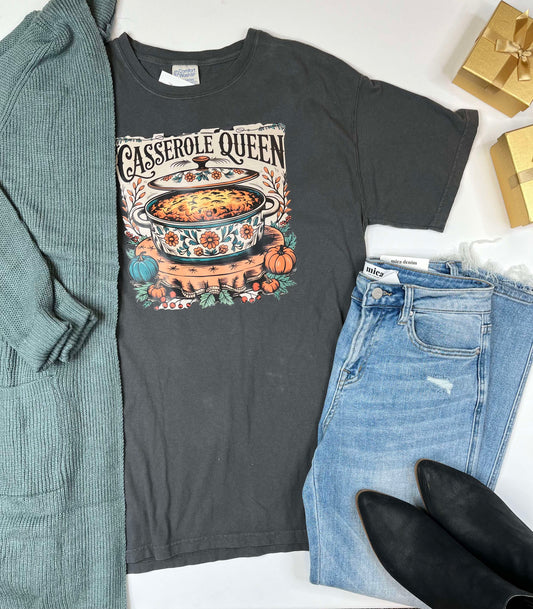 Casserole Queen Garment Dyed Graphic T-shirt