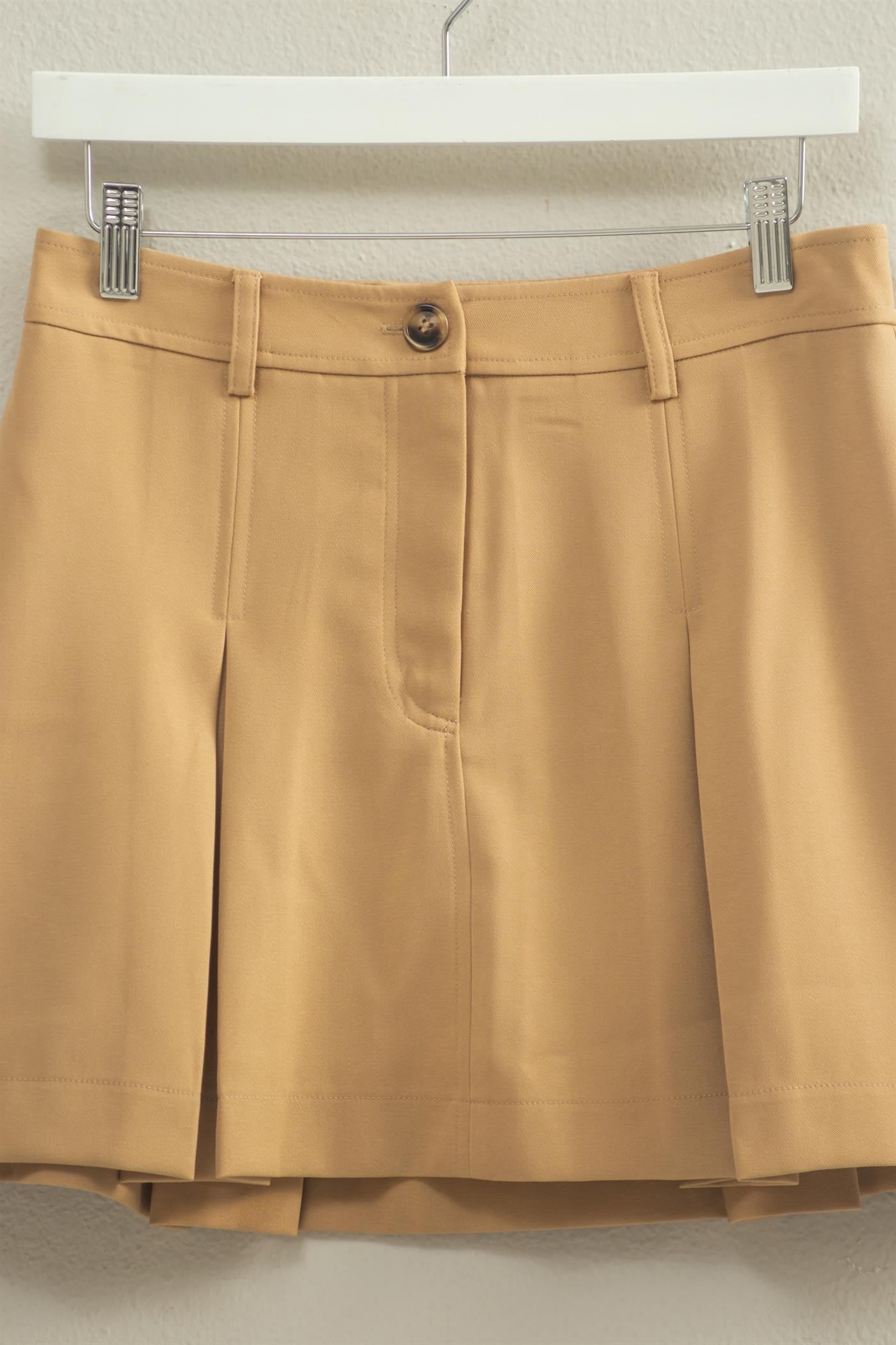 Pleated Mini Skirt With Tailored Waistband (2 COLORS) | HYFVE *LA LIVE PREORDER