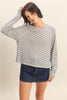 Striped Raglan Long Sleeve Top (3 COLORS) | HYFVE *LA LIVE PREORDER