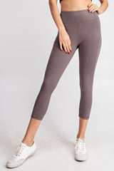 Capri Yoga Legging w/ Side Pocket- Rae Mode
