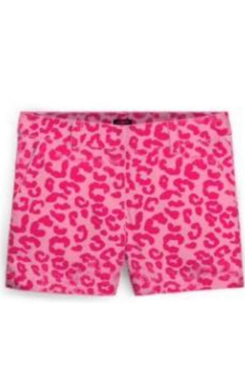 BHB Exclusive: Hot Pink Leopard Perfect Everyday Chino Shorts