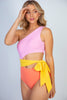 Colorblock One Piece Swim Suit - Final Sale