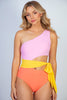 Colorblock One Piece Swim Suit - Final Sale