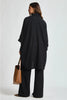 3-Piece Cozy Lounge & Travel Set - Black
