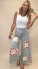 Striped Oversized Denim Pants | POL - Final Sale