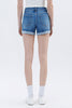 HIGH RISE DOUBLE CUFFED DENIM SHORTS | LOVERVET BY VERVET