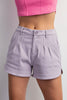 Cotton Stretch Twill Shorts - Final Sale