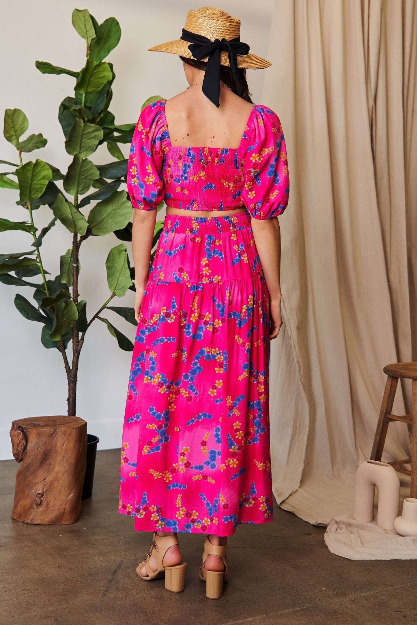 Gulf Breeze Blooms Maxi Skirt | DAVI & DANI *- Final Sale