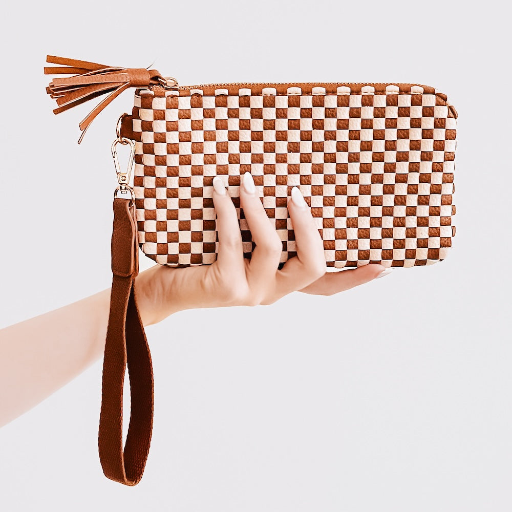 Emma Woven Clutch Wristlet**| PRETTY SIMPLE *30A JANUARY PREORDER