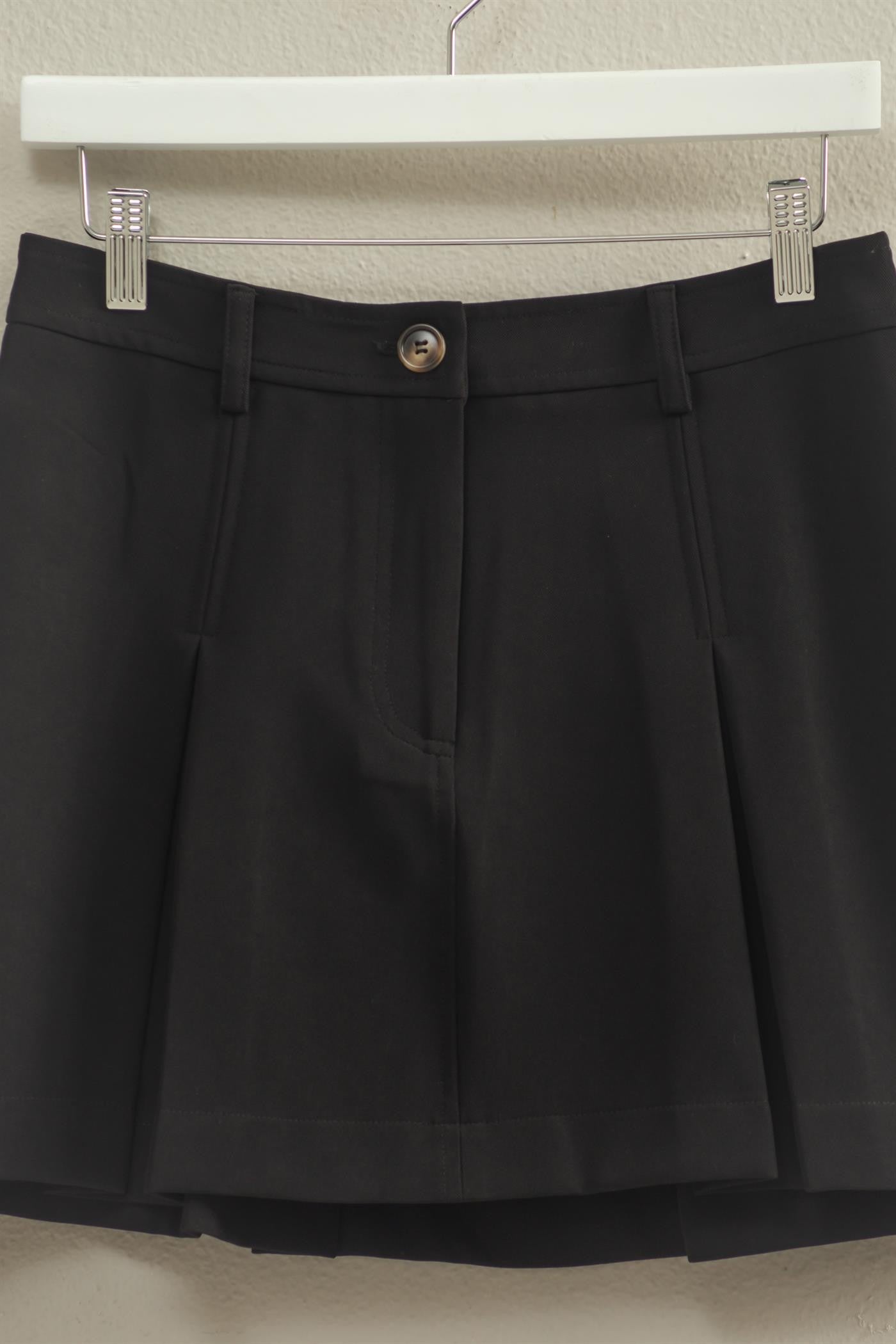Pleated Mini Skirt With Tailored Waistband (2 COLORS) | HYFVE *LA LIVE PREORDER