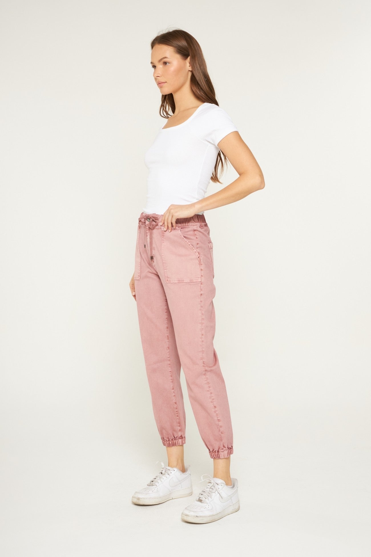 MICA | Deep Pink High Rise Joggers