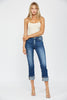 The Sunday Mid Rise Cuff Denim Jean | Mica